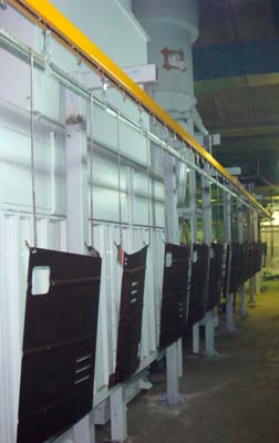 Конвейеры для покраски и окраски